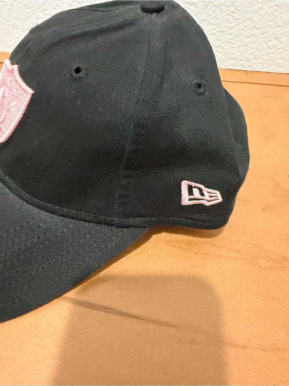 New Era Raiders 9Twenty Cap with Pink Logo
